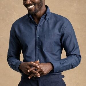 Proper Cloth The Cotton Linen Oxford Button Down